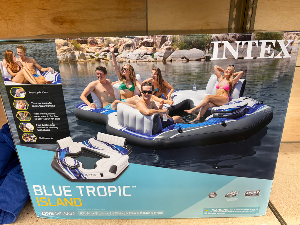 Intex Blue Tropic Inflatable Raft